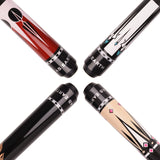 AB EARTH Set of 4 House Pool Cues Screw on Tips 58" Billiard Bar Pub Pool Cue Sticks #C71C72C75C76