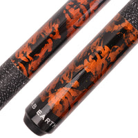 AB Earth Hand-Painted Series 2-Piece Billiard Pool Cue Stick with Irish Linen Wrap #B56
