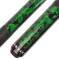 AB Earth Hand-Painted Series 2-Piece Billiard Pool Cue Stick with Irish Linen Wrap #B60