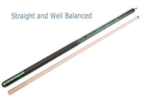 AB Earth Hand-Painted Series 2-Piece Billiard Pool Cue Stick with Irish Linen Wrap #B60