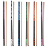AB EARTH B5 Series Billiard Pool Cue Stick with Irish Linen Wrap. Set of 2/4/6 cues