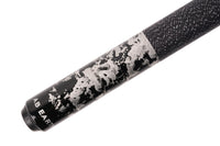 AB Earth Hand-Painted Series 2-Piece White Billiard Pool Cue Stick with Irish Linen Wrap #B52