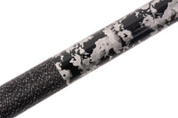AB Earth Hand-Painted Series 2-Piece White Billiard Pool Cue Stick with Irish Linen Wrap #B52