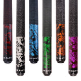 AB EARTH B5 Series Billiard Pool Cue Stick with Irish Linen Wrap. Set of 2/4/6 cues