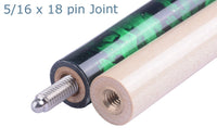 AB EARTH Ergonomic Design Set of 4 House Pool Cues Billiard Bar Pub Sticks Glue on Tip B11B14B19B20