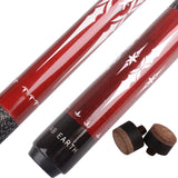AB EARTH Screw on Tips Pool Cues 57" Billiard House Bar Pub Pool Sticks #C21