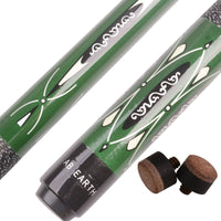 AB EARTH Screw on Tips Pool Cues 57" Billiard House Bar Pub Pool Sticks #C22
