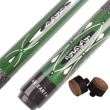 AB EARTH Screw on Tips Pool Cues 57" Billiard House Bar Pub Pool Sticks #C22