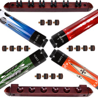 AB EARTH Set of 4 House Pool Cues Screw on Tips 57" Billiard Bar Pub Pool Cue Sticks #C20C21C22C23