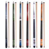 AB EARTH Set of 6 House Pool Cues Glue on Tip 58" Billiard Bar Pub Pool Cue Sticks #C20C21C22C23C24C25