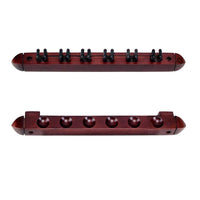 AB EARTH Wall Mounted Hardwood Billiard Pool Cue Rack #T9